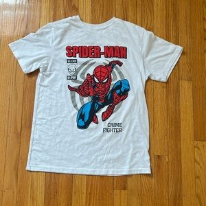 White Spider-Man shirt